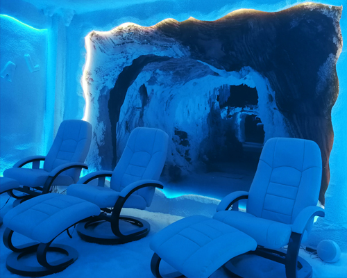 Essendon Salt Cave entrance and reception area